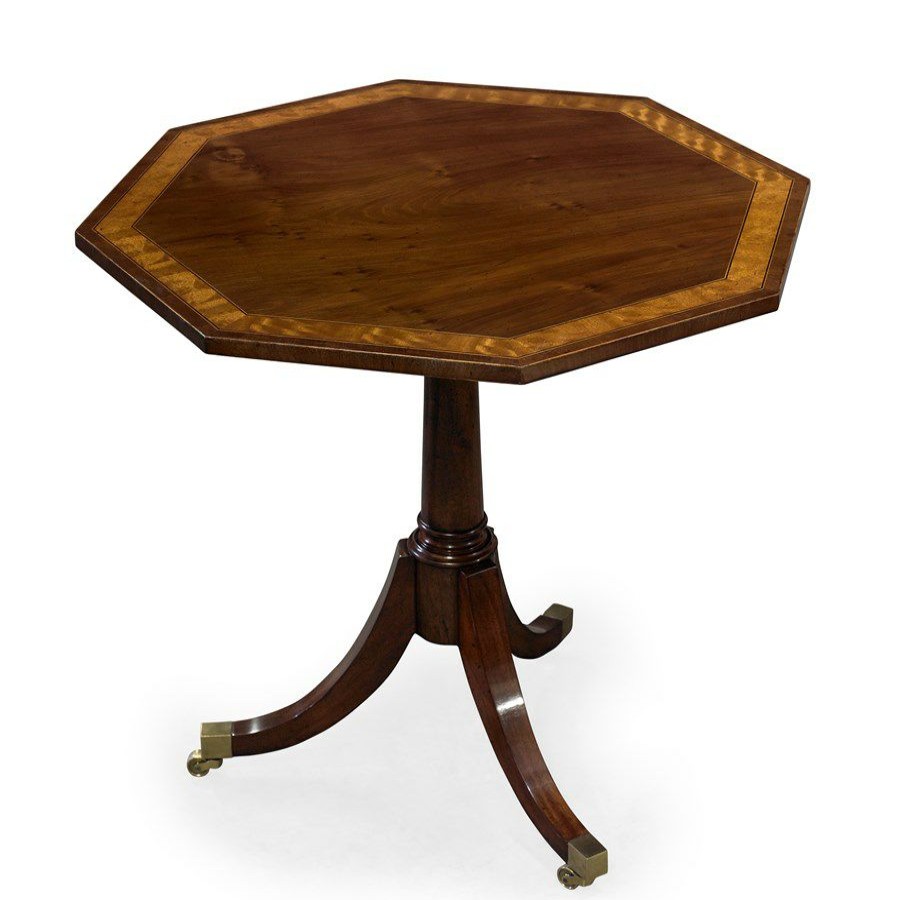 Tables * | Scully & Scully Walnut Tilt-Top Table