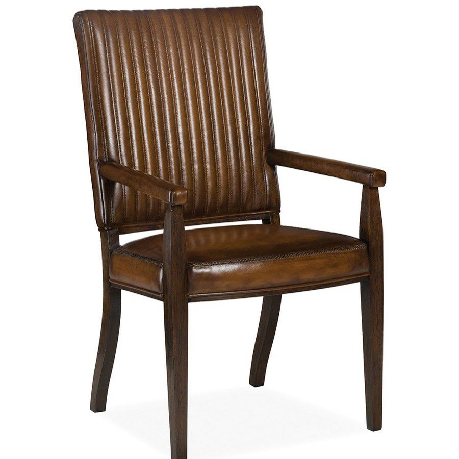 Furniture * | Scully & Scully Davenport Quilted Leather Dining Chairs