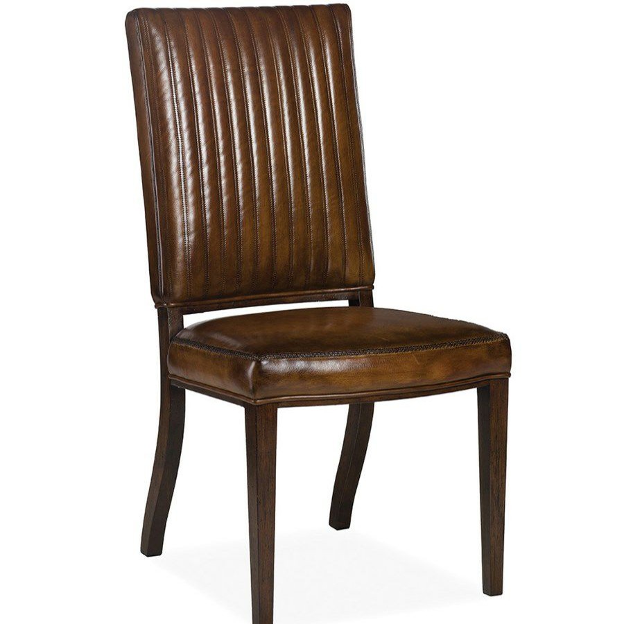 Furniture * | Scully & Scully Davenport Quilted Leather Dining Chairs