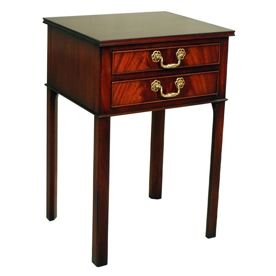 Tables * | Scully & Scully Mahogany End Table