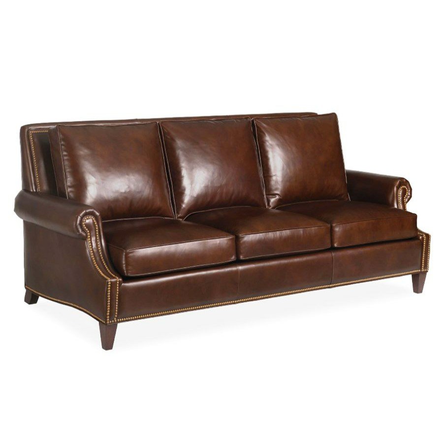 Furniture * | Scully & Scully Preston Sofa, Brown