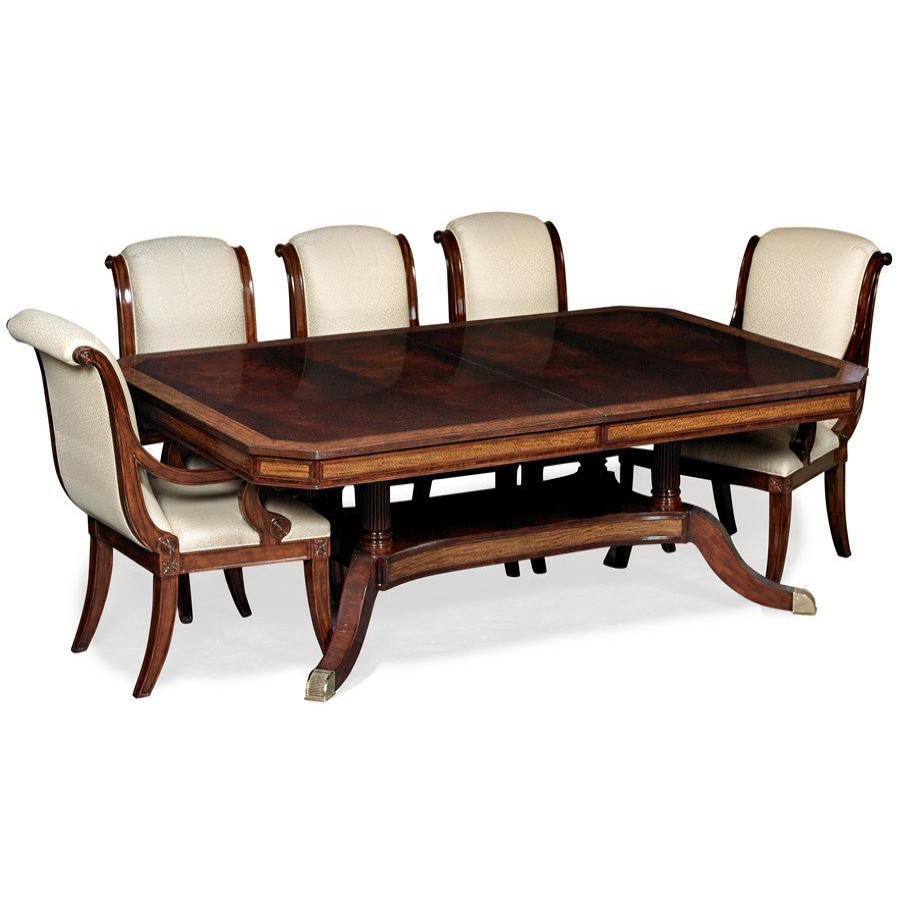 Tables * | Scully & Scully Mahogany Extending Dining Table