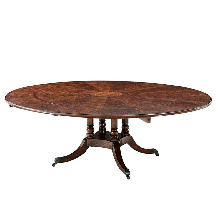 Tables * | Scully & Scully Brook Street Supper Mahogany Dining Table