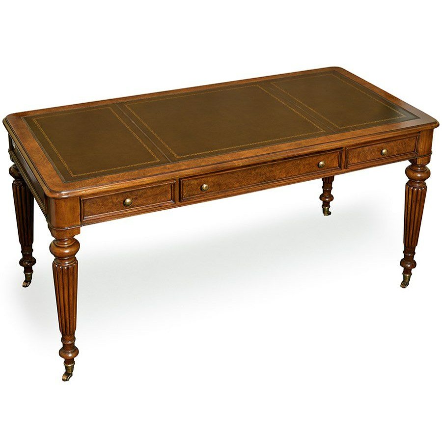 Furniture * | Scully & Scully Myrtle Burl Writing Desk