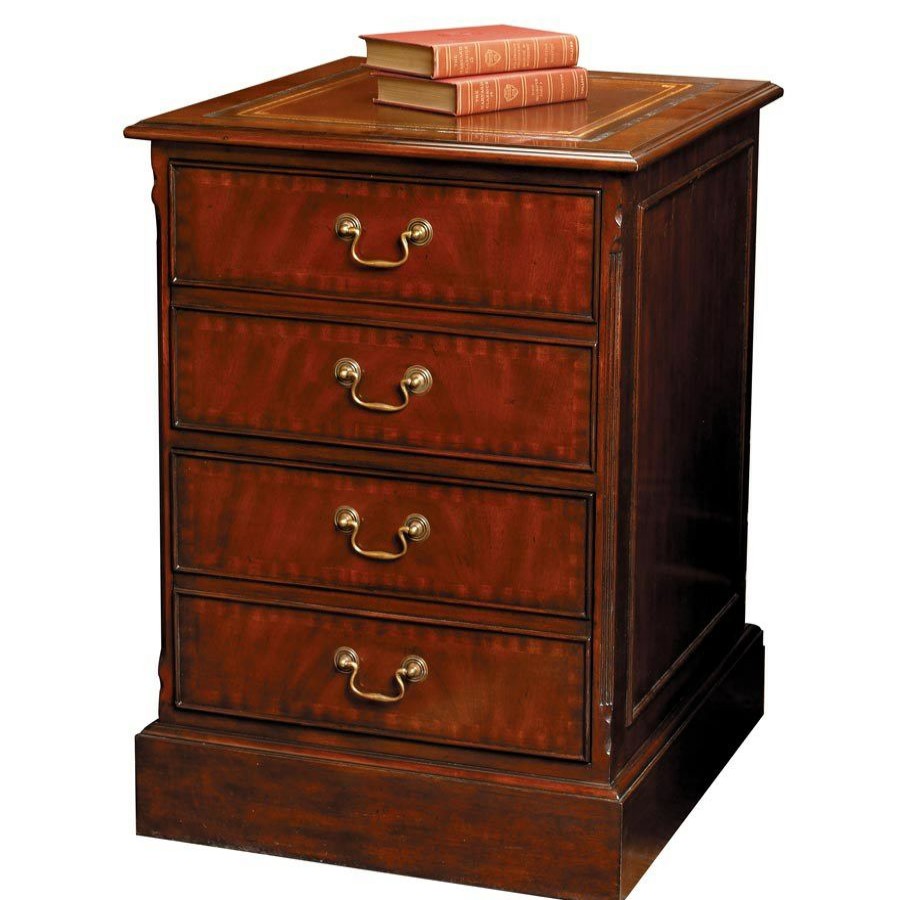 Furniture * | Scully & Scully Mahogany Kensington File Cabinet