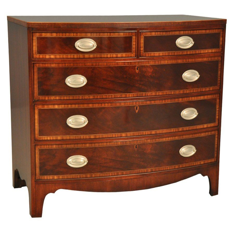 Furniture * | Scully & Scully Mahogany Hepplewhite Chest