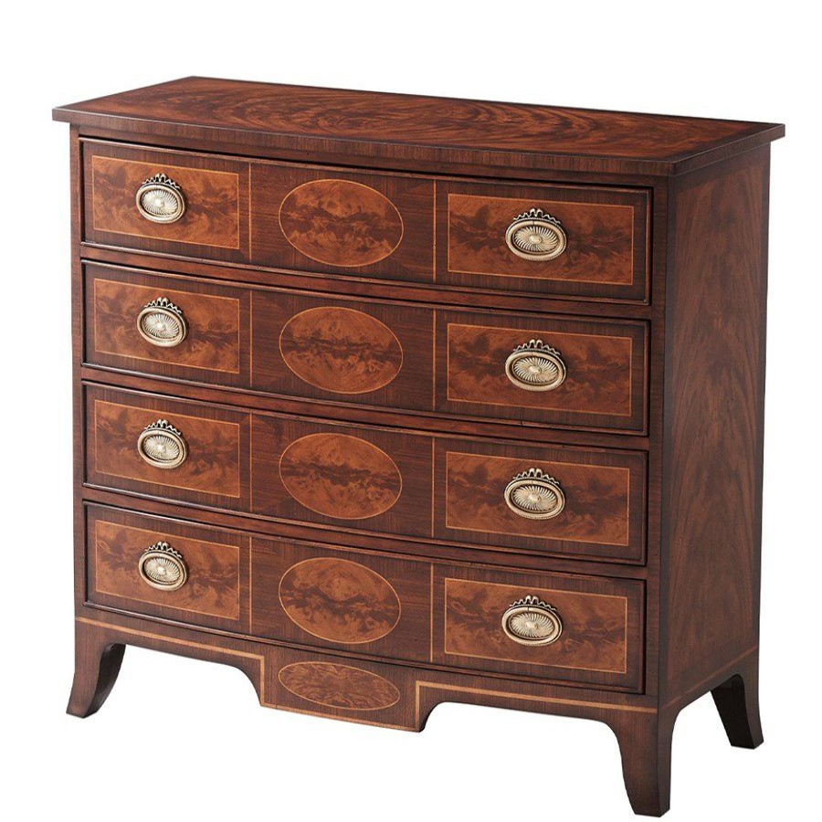 Furniture * | Scully & Scully Lady'S Jersey Mahogany Chest