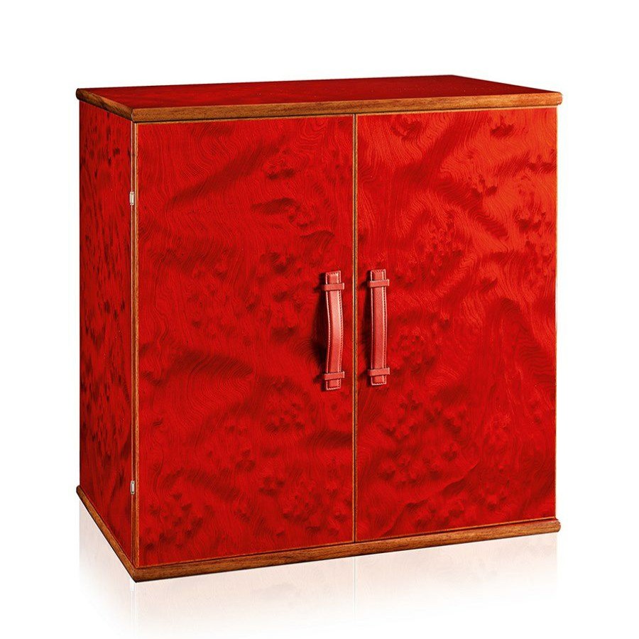 Furniture * | Scully & Scully Red Burlwood Armored Jewelry Safe