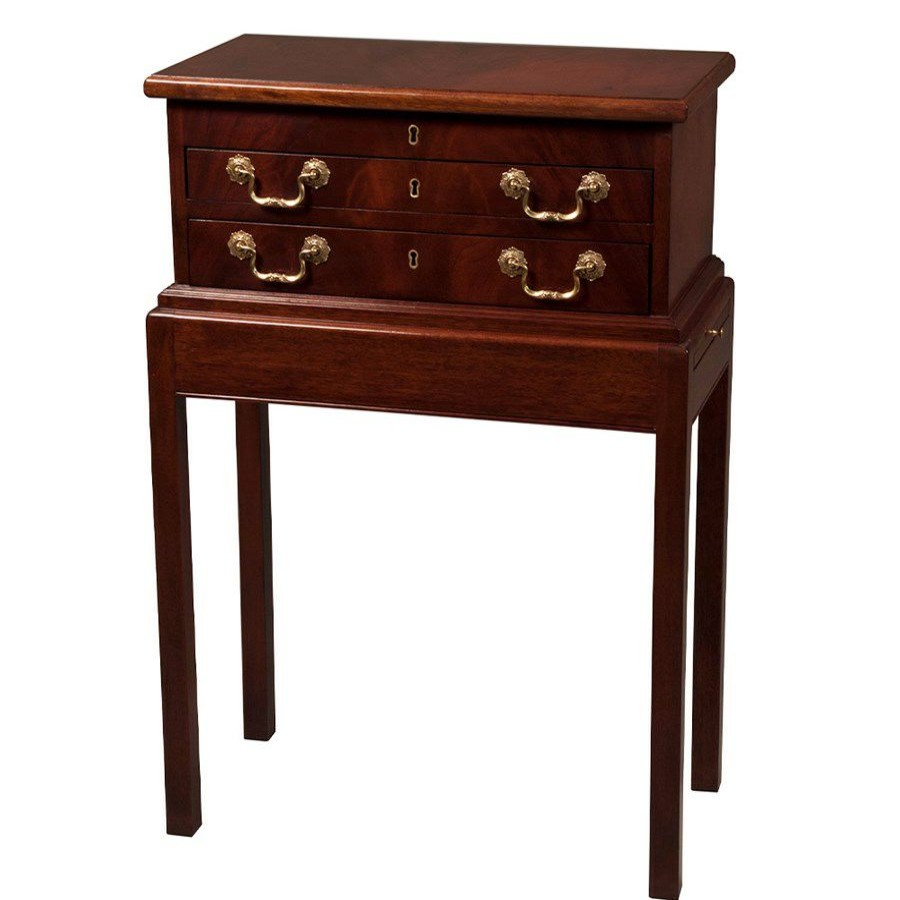 Furniture * | Scully & Scully Mahogany Chippendale Silver Chest