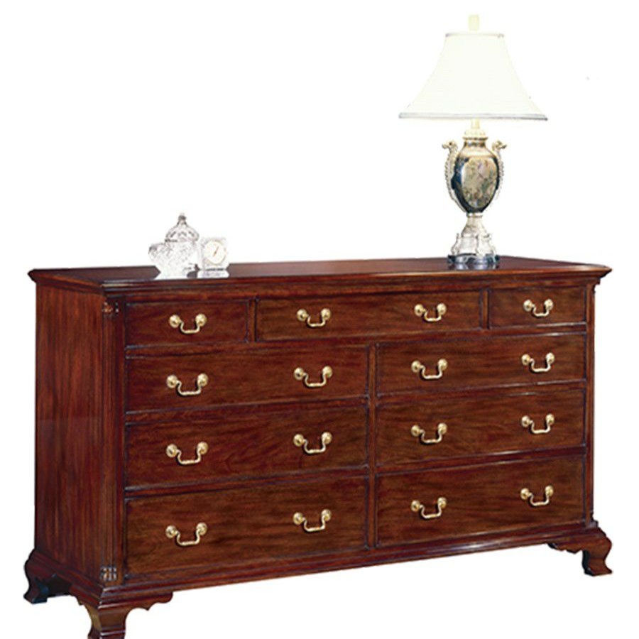 Furniture * | Scully & Scully Mahogany Bombe Dresser