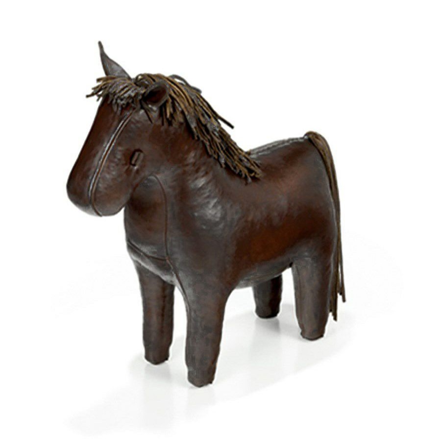 Furniture * | Scully & Scully Leather Horse Footstools