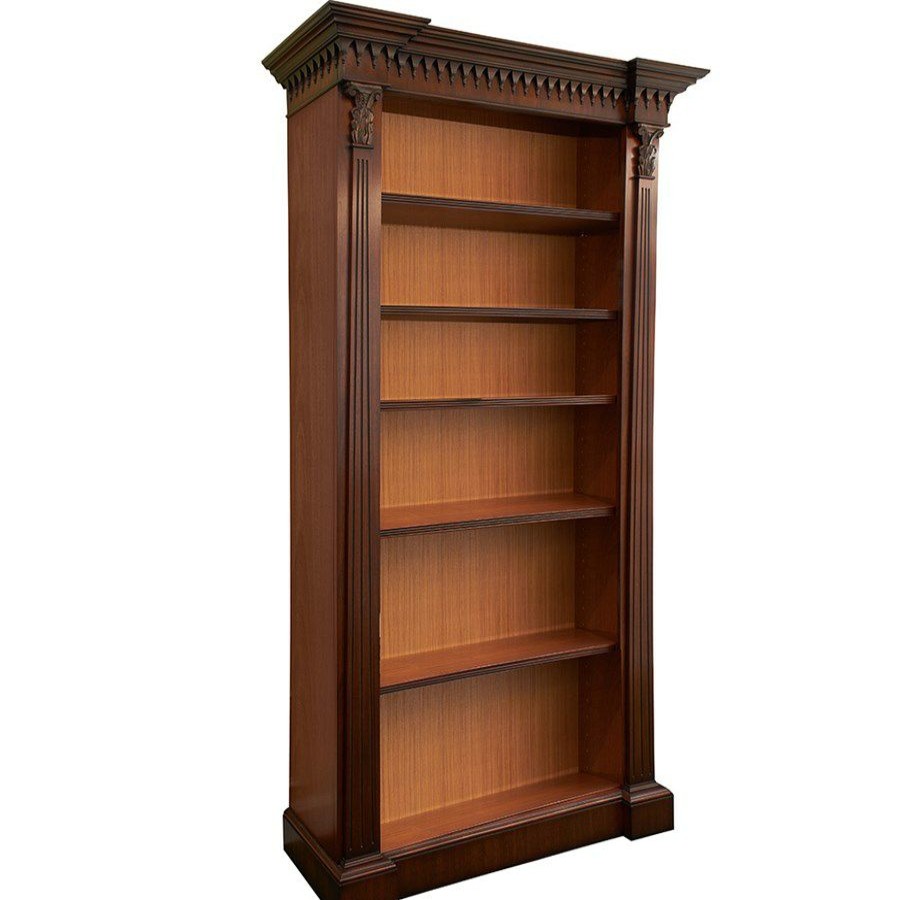 Furniture * | Scully & Scully Mahogany Architectural Bookcases