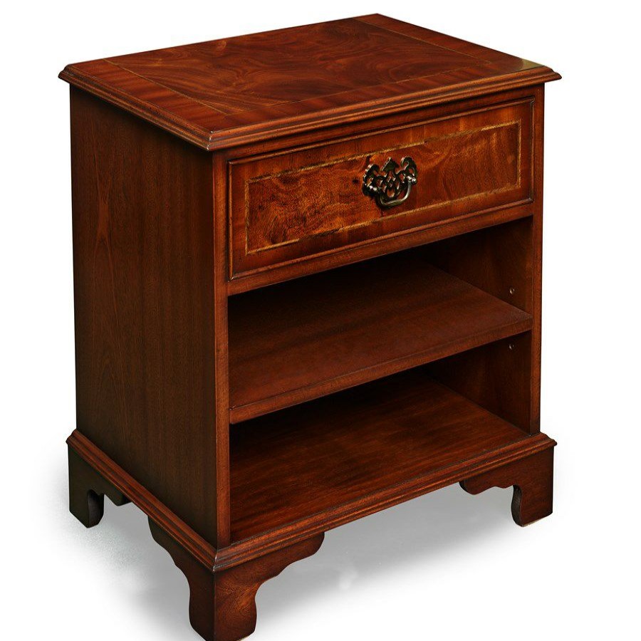 Furniture * | Scully & Scully One Drawer Mahogany Hutch Table