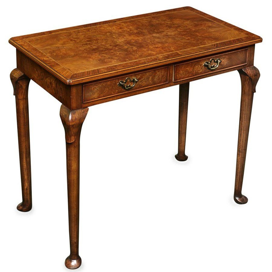 Tables * | Scully & Scully Georgian 3 Burr Elm Table