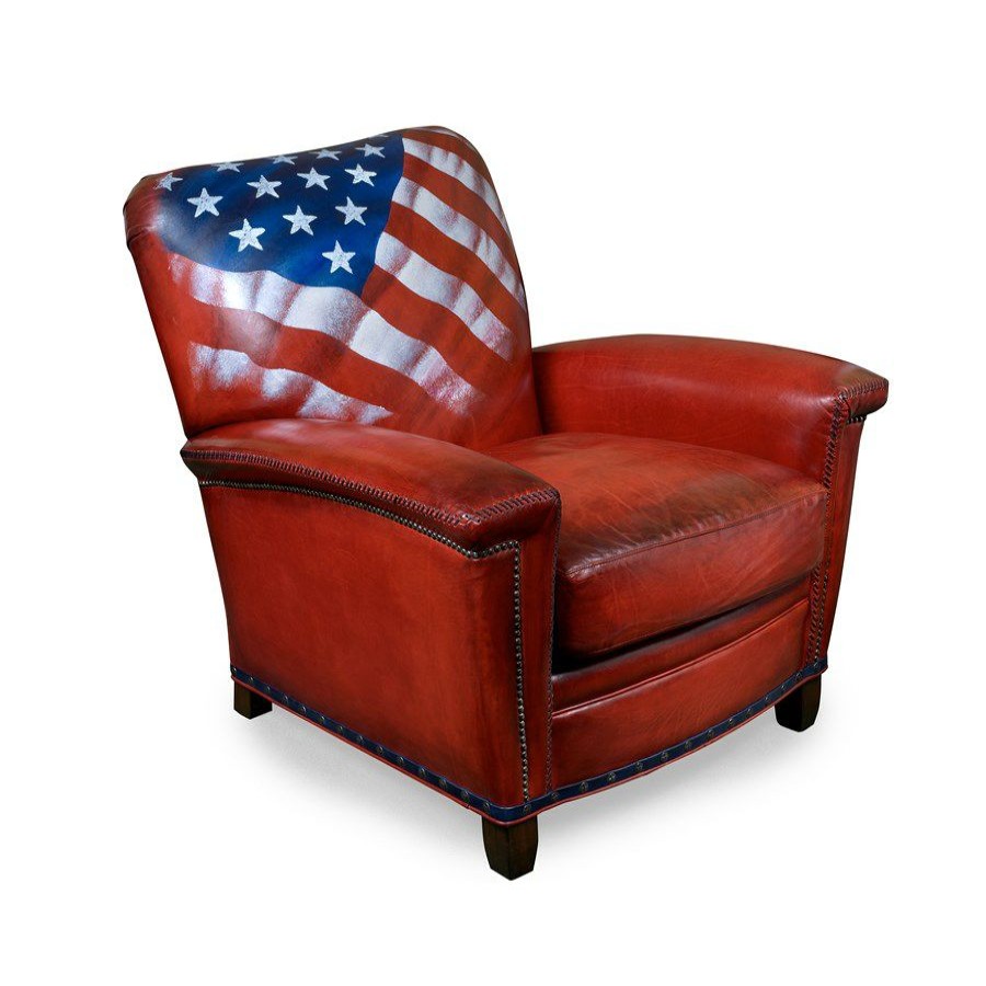 Furniture * | Scully & Scully American Flag Chair