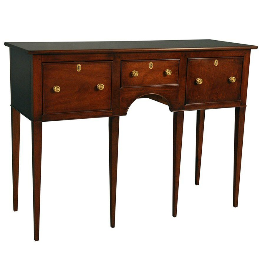 Tables * | Scully & Scully Mahogany Huntboard Console Table