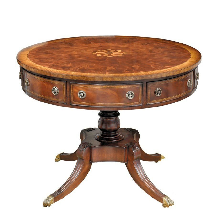 Tables * | Scully & Scully Castleton Center Drum Table