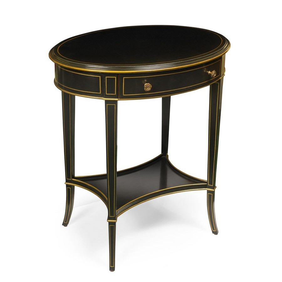 Tables * | Scully & Scully Oval Side Table