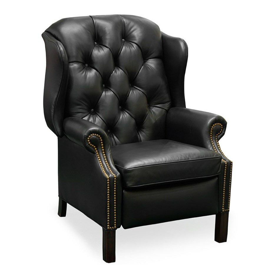 Furniture * | Scully & Scully Browning Tufted, Caress Black