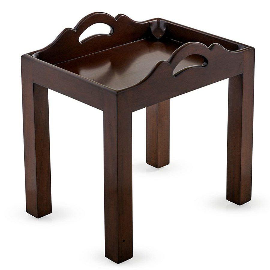 Tables * | Scully & Scully Small Mahogany Tray Table