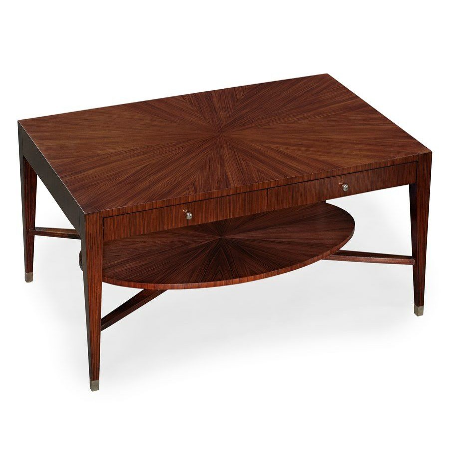 Tables * | Scully & Scully Rectangular Cocktail Table With Lower Tier