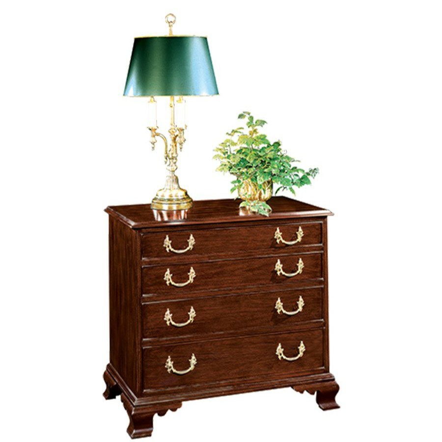 Furniture * | Scully & Scully Mahogany Large Bedside Chest