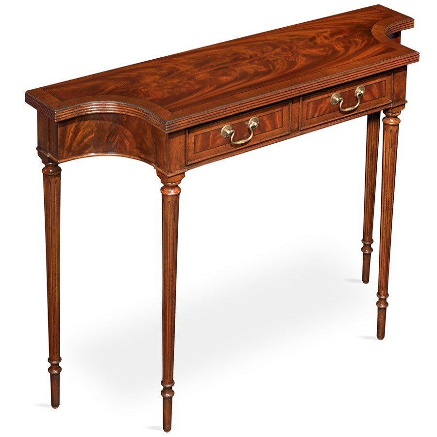 Tables * | Scully & Scully Mahogany Console Table