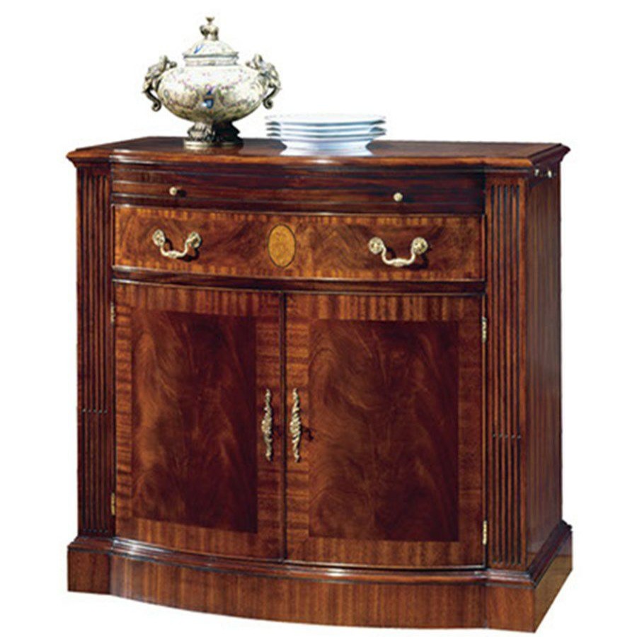 Furniture * | Scully & Scully Mahogany Bowfront Server