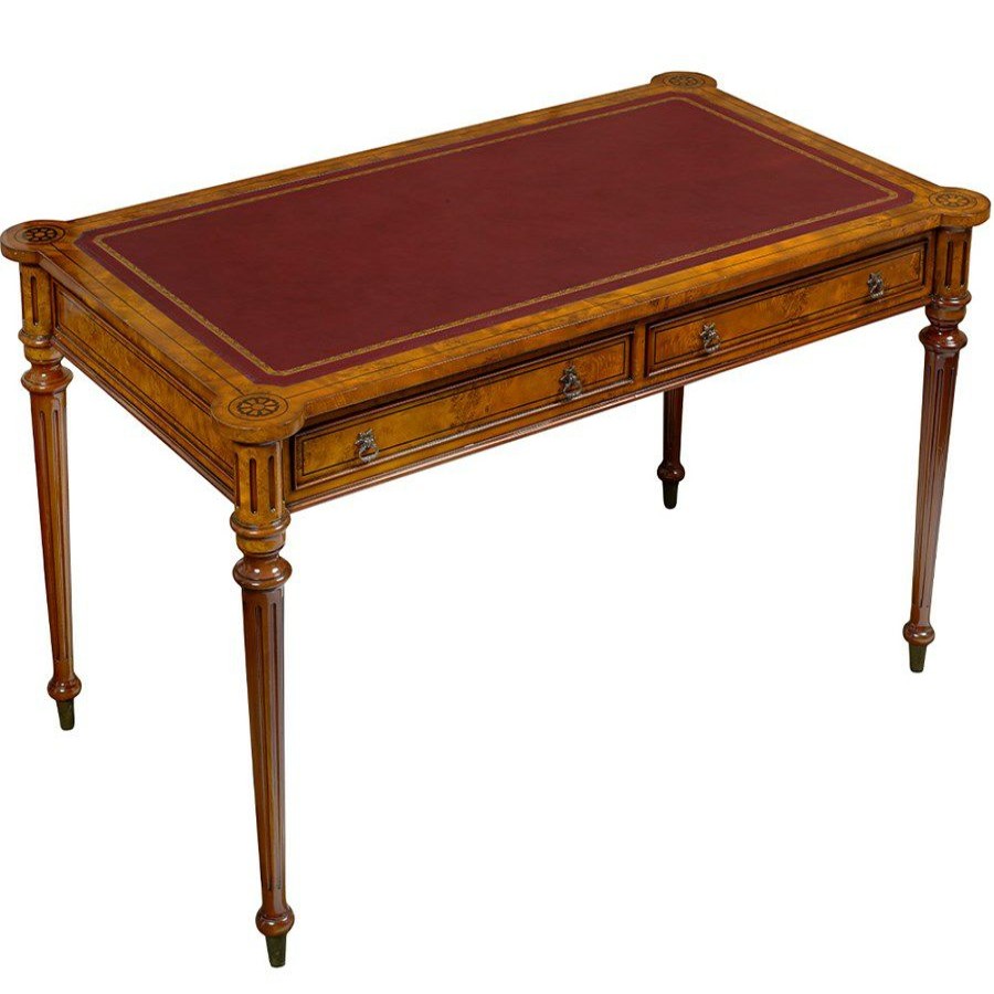 Furniture * | Scully & Scully English Henry Writing Table Leather Top