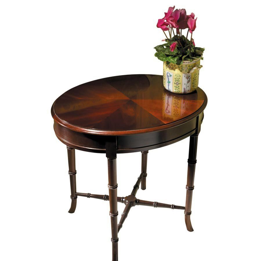 Tables * | Scully & Scully Oval Regency Accessory Table