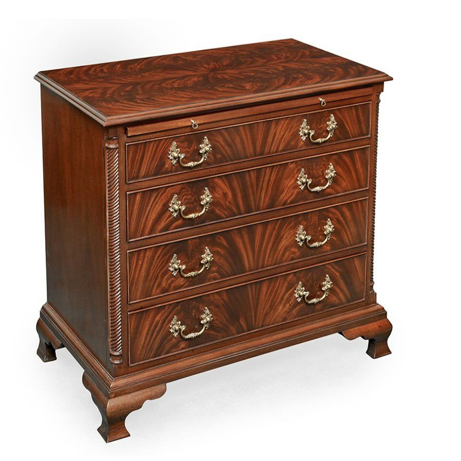 Furniture * | Scully & Scully Four Drawer Mahogany Chest