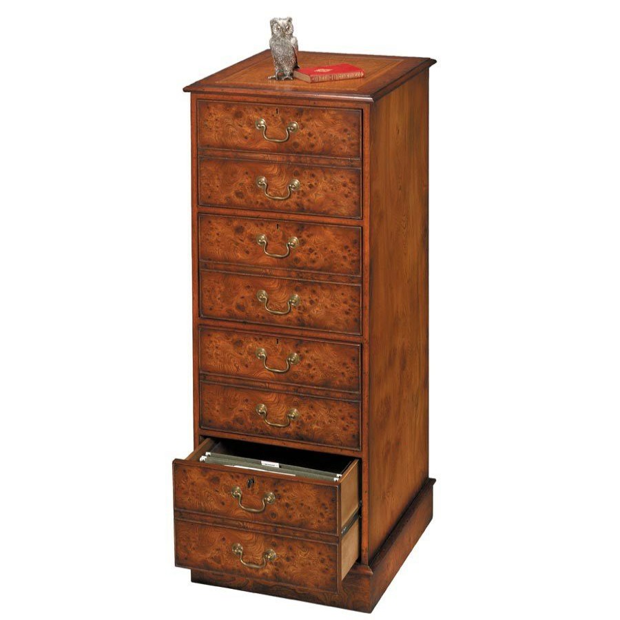 Furniture * | Scully & Scully Elm Vertical Four-Drawer File Cabinet