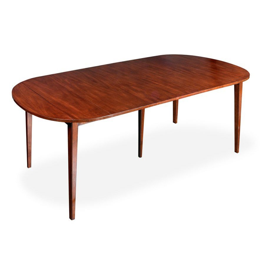 Tables * | Scully & Scully Drop-Leaf Mahogany Extension Dining Table