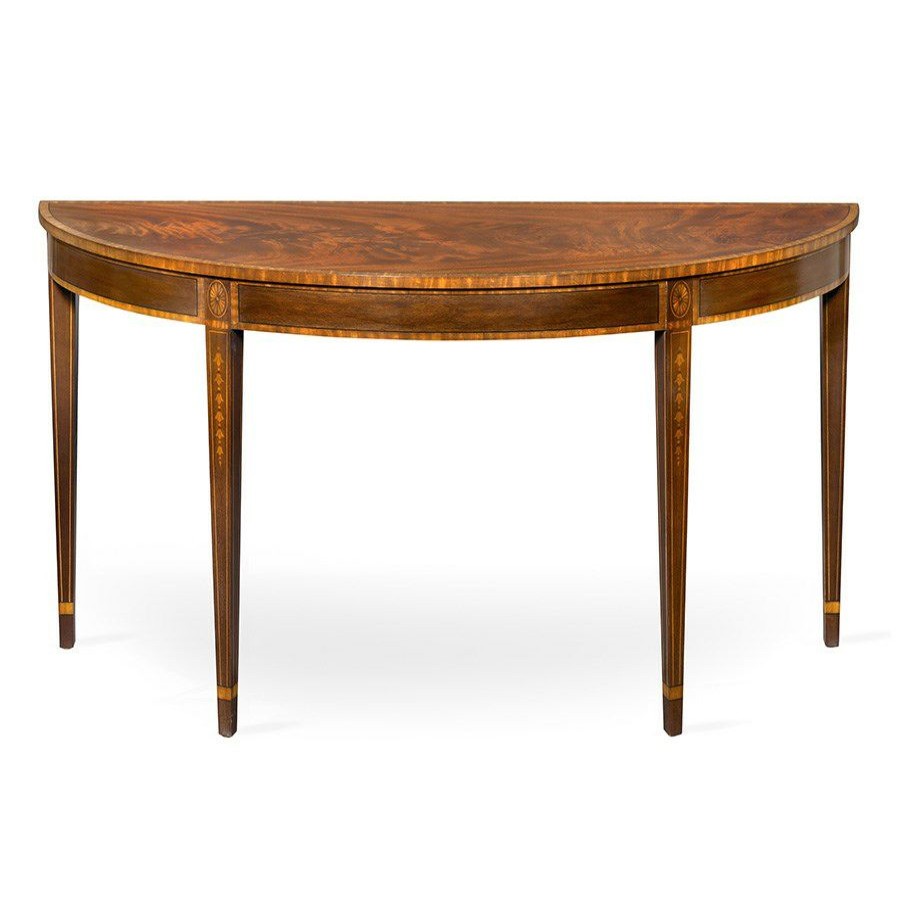 Tables * | Scully & Scully Mahogany Hall Console Table