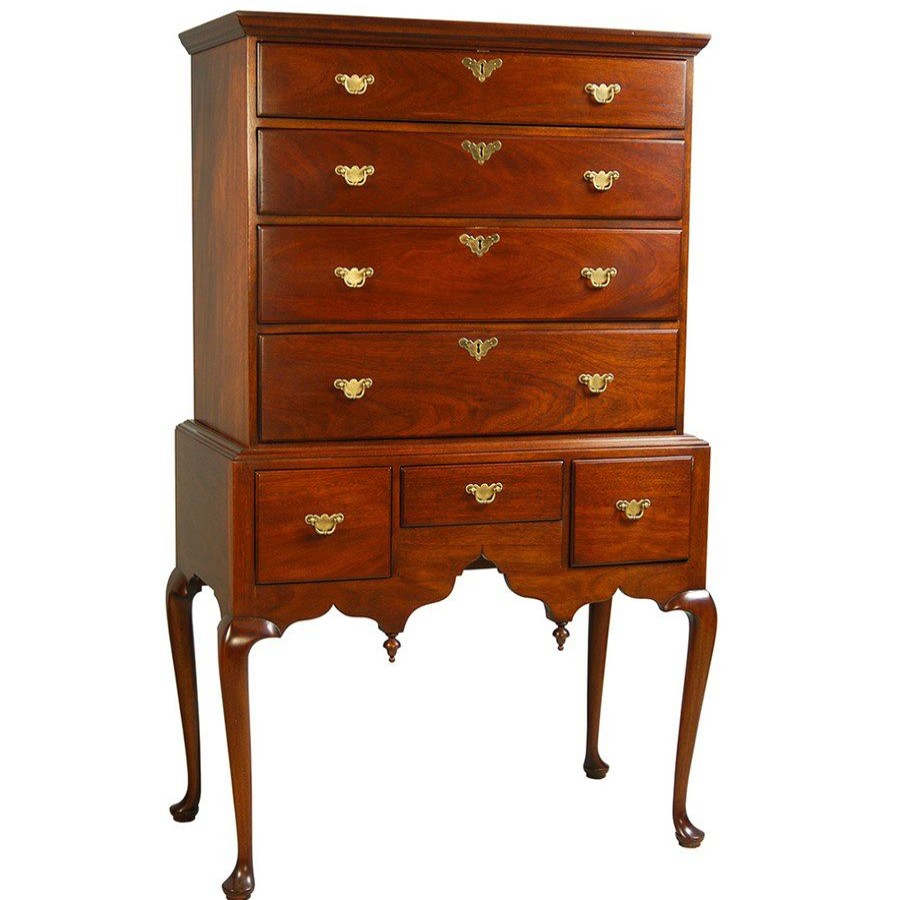 Furniture * | Scully & Scully Mahogany Highboy