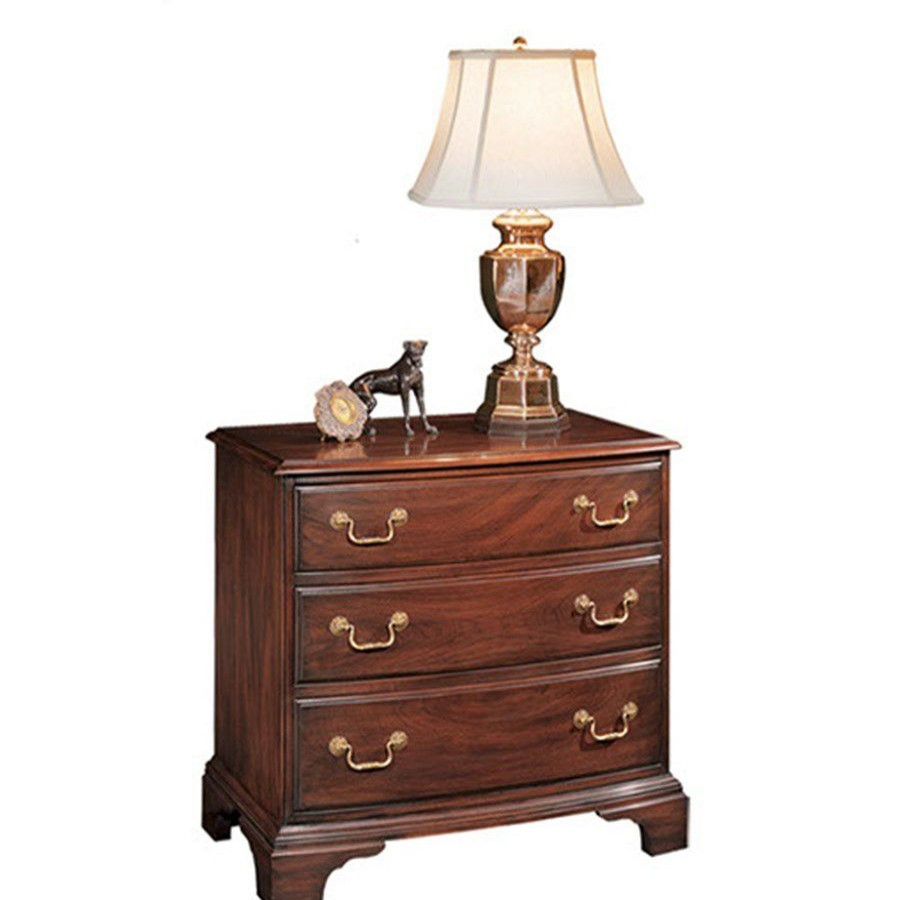 Furniture * | Scully & Scully Mahogany Bowfront Graduated Chest