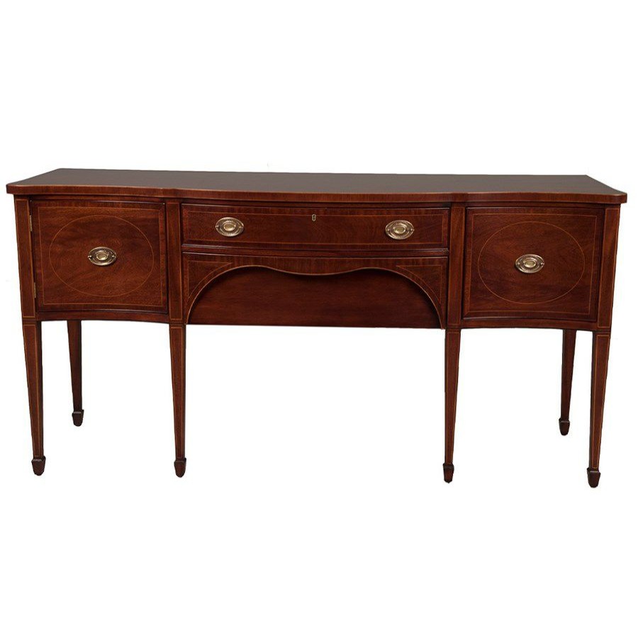 Furniture * | Scully & Scully Wide Mahogany Hepplewhite Sideboard