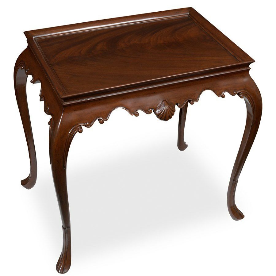 Tables * | Scully & Scully Rectangular Mahogany Side Table