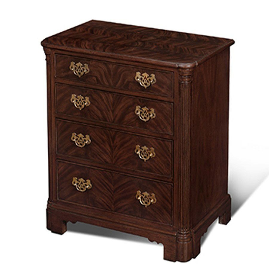 Furniture * | Scully & Scully Crotch Mahogany Drawer Chest