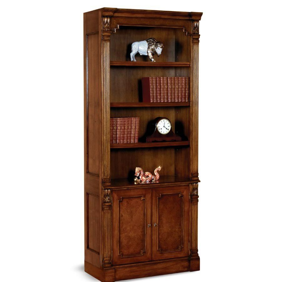 Furniture * | Scully & Scully Myrtle Burlwood Tall Bookcase