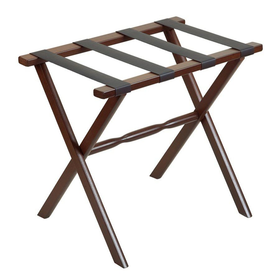 Furniture * | Scully & Scully Luggage Racks With Leather Straps