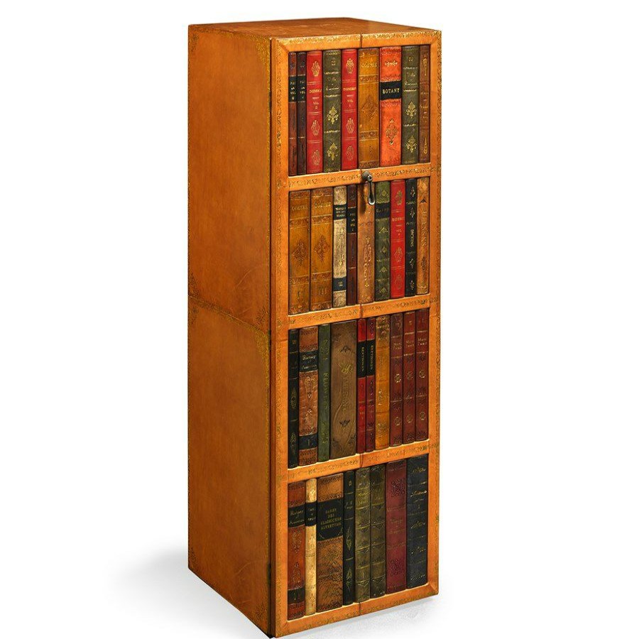 Furniture * | Scully & Scully Tall Leather Books Safe