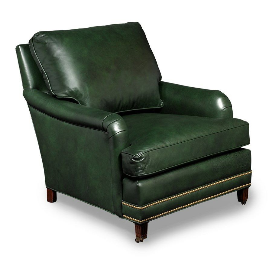 Contemporary * | Scully & Scully Bishop Reading Chair, Williamsburg Fern Green