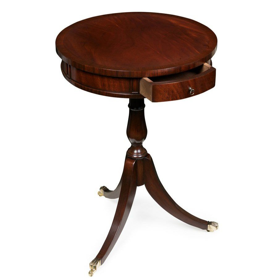 Tables * | Scully & Scully Mahogany & Rosewood Drum Table