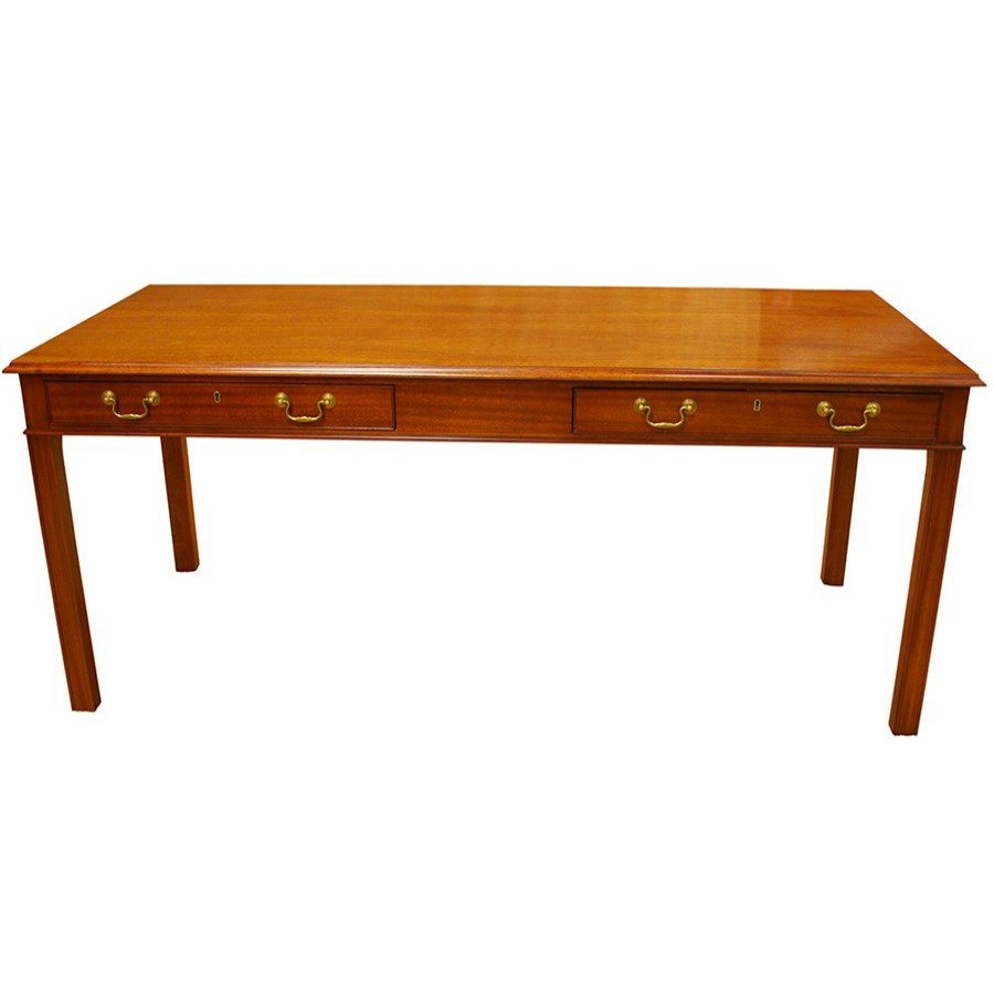 Furniture * | Scully & Scully Mahogany Table Desk