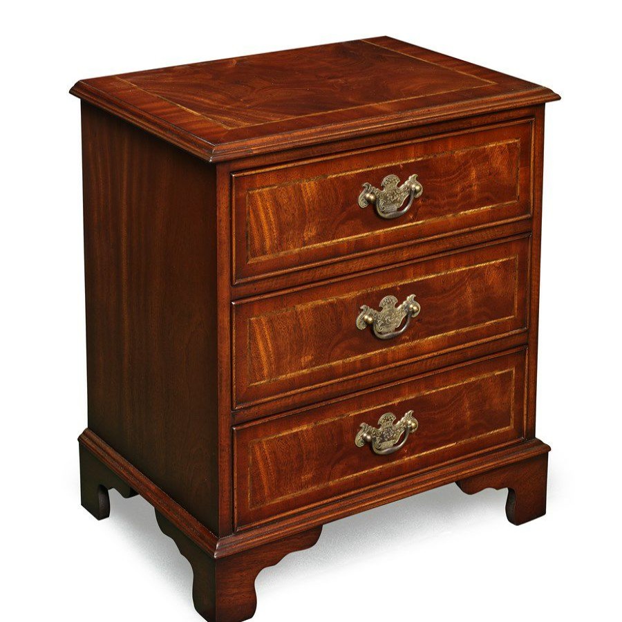 Furniture * | Scully & Scully Mahogany Three Drawer Chest