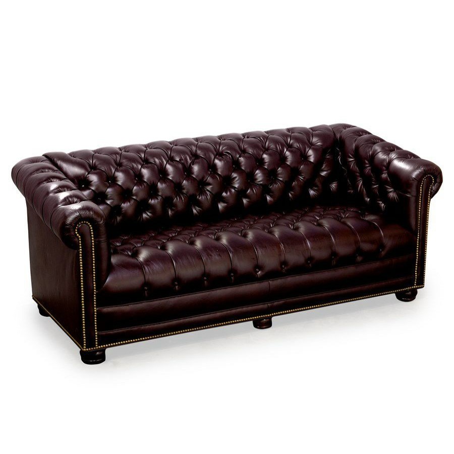 Furniture * | Scully & Scully Chesterfield Sofa, Extra Long