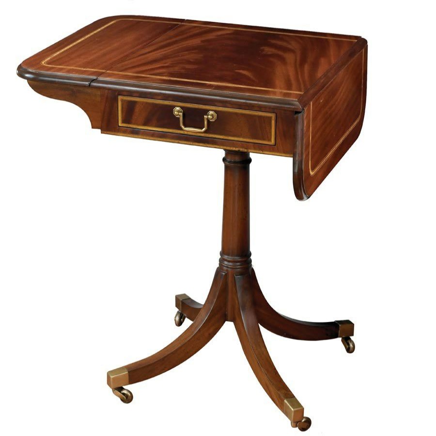 Tables * | Scully & Scully Mahogany Pembroke Table