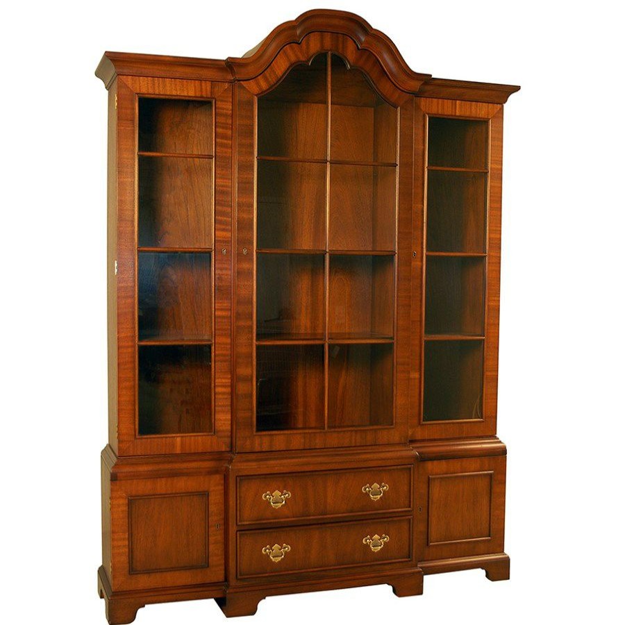 Furniture * | Scully & Scully Grand Mahogany Display Cabinet