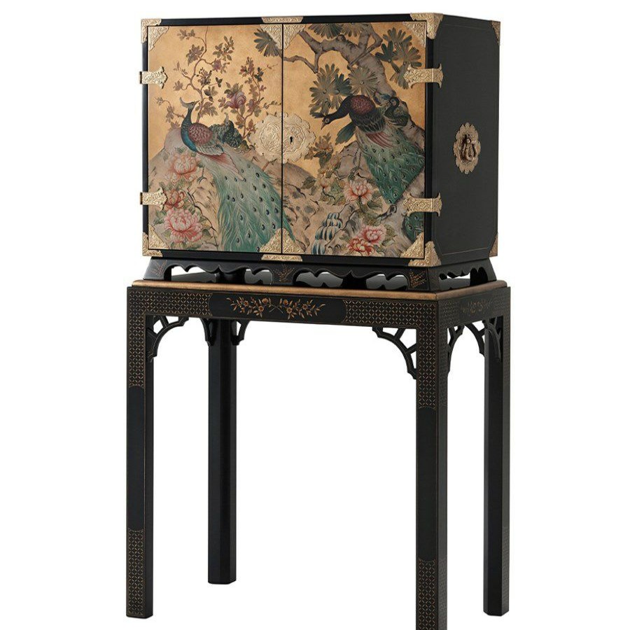 Furniture * | Scully & Scully Peacock Cabinet On Stand